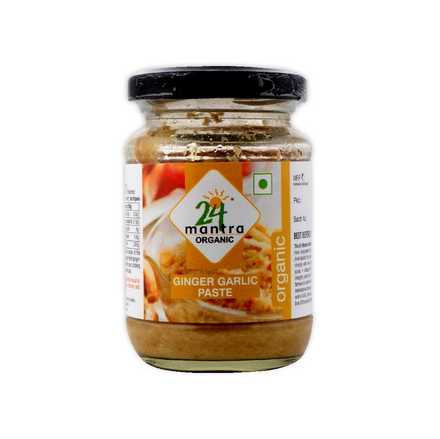 24 Mantra Org Gin Garlic Paste 720 GM