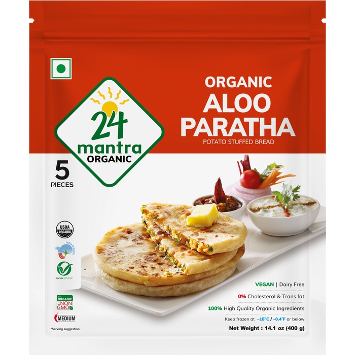 24 MANTRA ORG ALOO PARATHA 400 GM