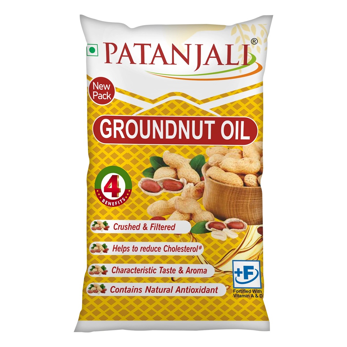 Patanjali Peanut Oil 1 LTR