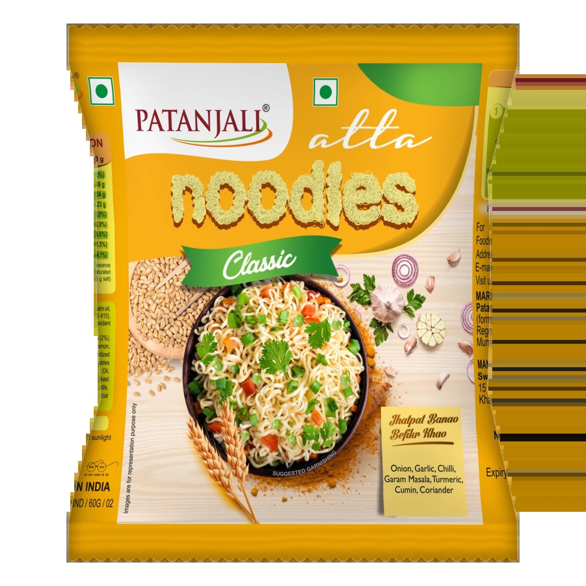 PATANJALI NOODLES CLASS 60 Gm