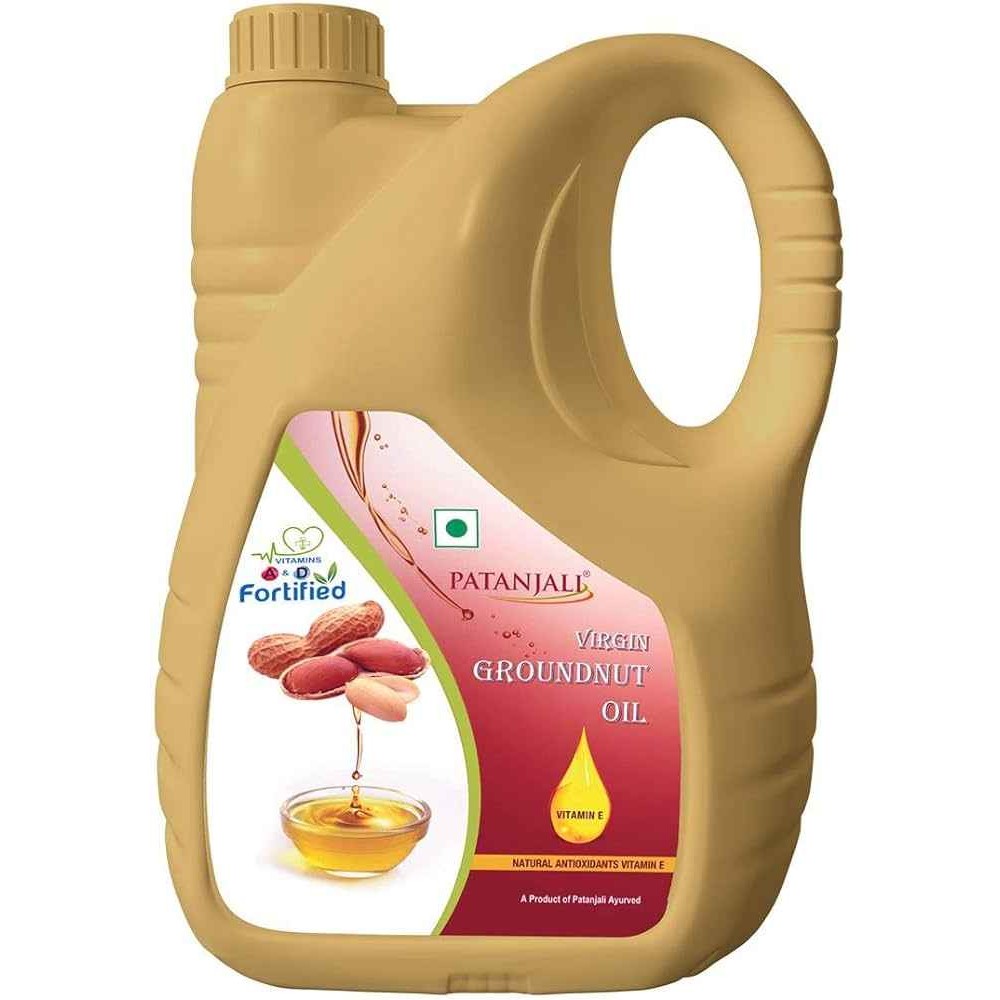 Patanjli Ground Nut Oil 5 LTR