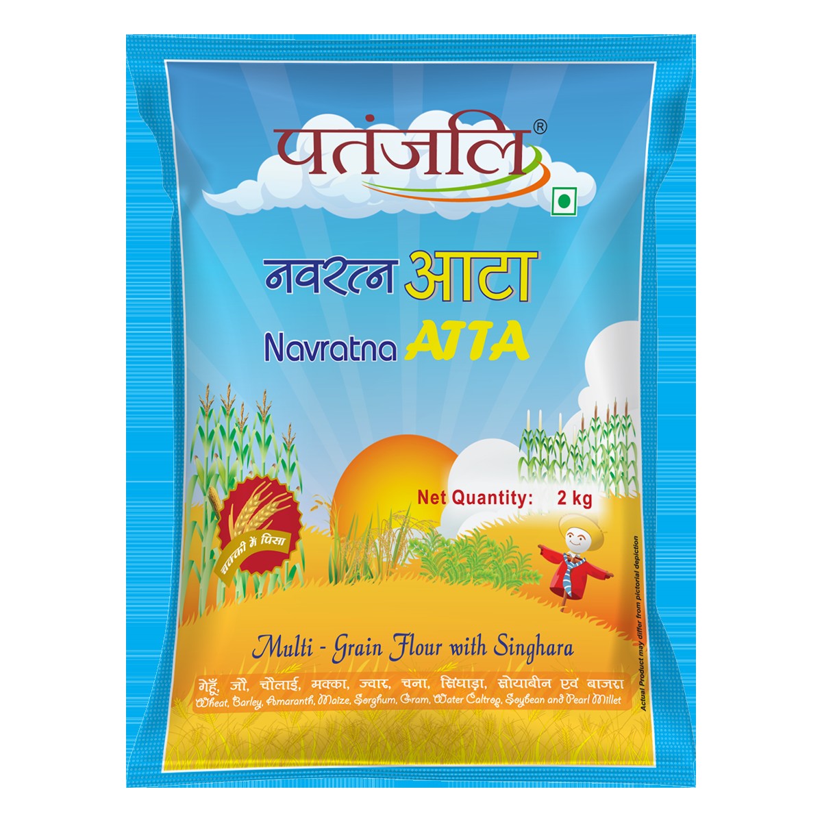 PATANJALI MULTIGRAIN FLOUR 2 KG