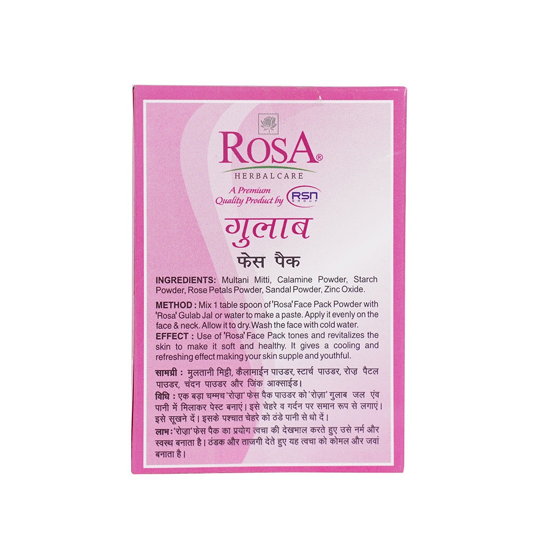 ROSA ROSE FACE PACK 100 GM