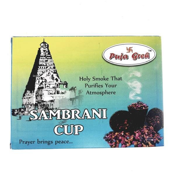 PUJA GREH SAMBRANI CUP 12 PCS
