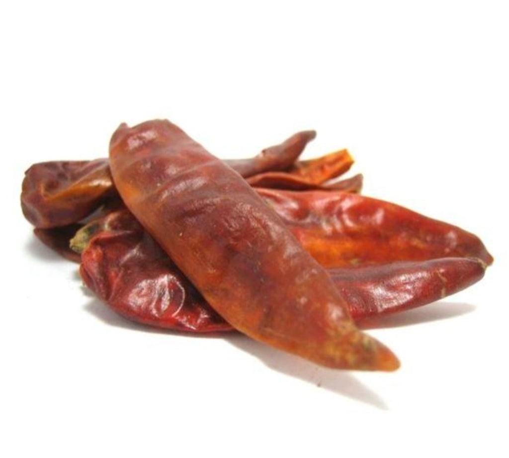 CHILLI WHOLE STEMLESS INDIA BAZAAR 400 GM