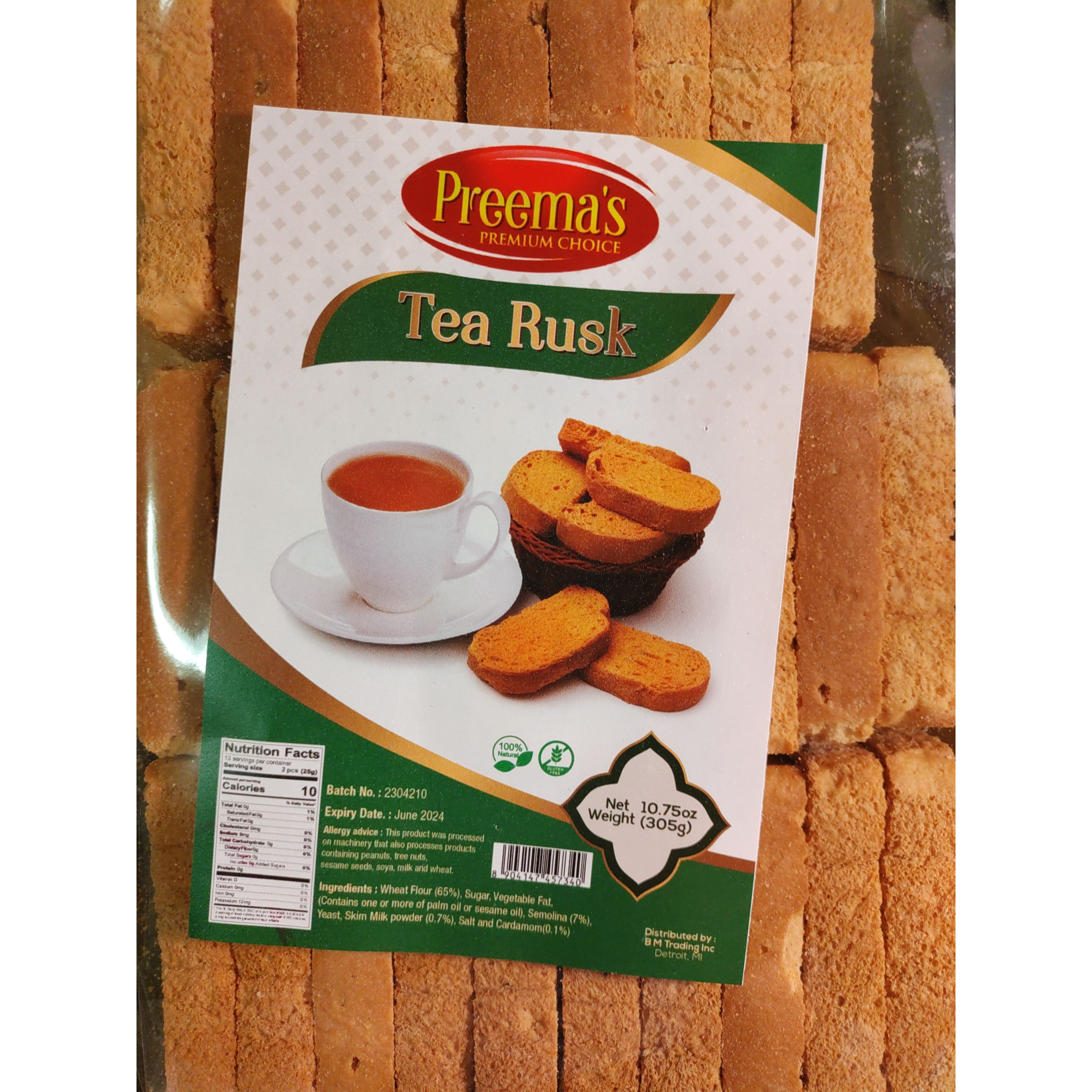 Preema Tea Rusk 305 GM