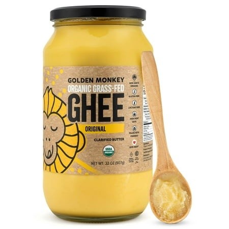 GOLDEN MONKEY ORG GRASS FED GHEE 32 OZ