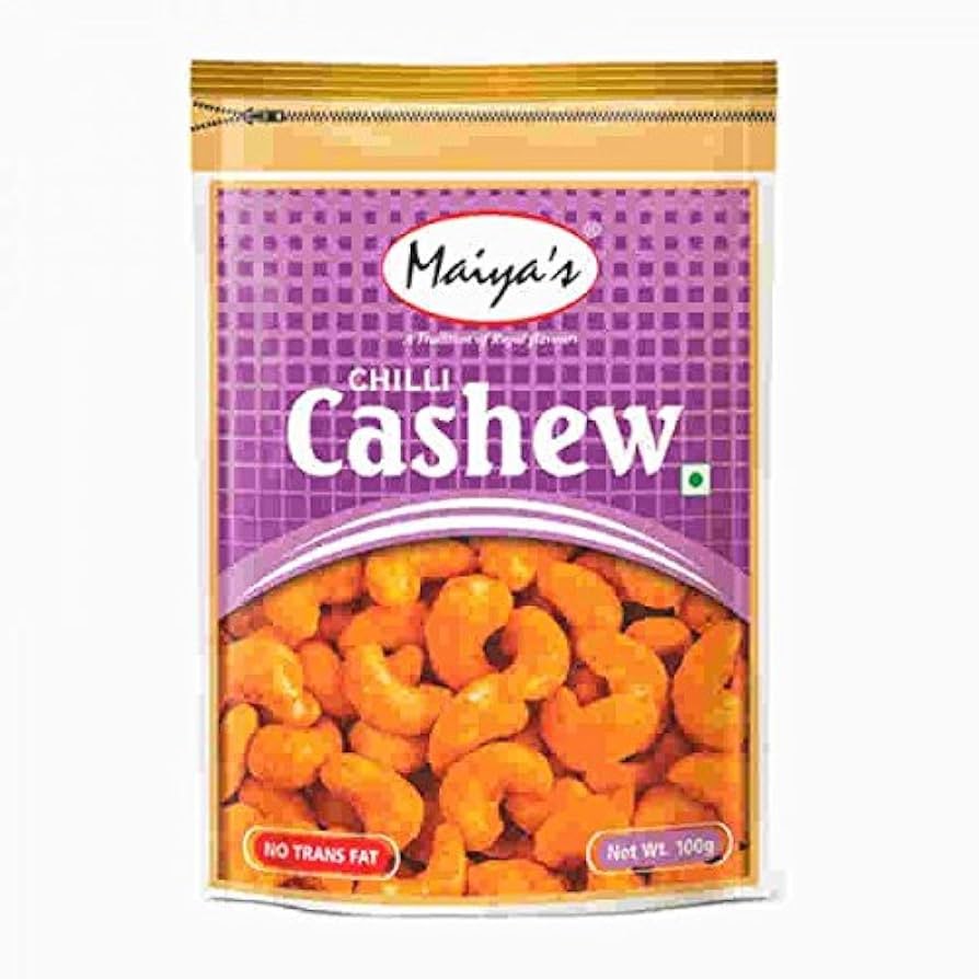 Maiyas Chilli Cashew 100 GM