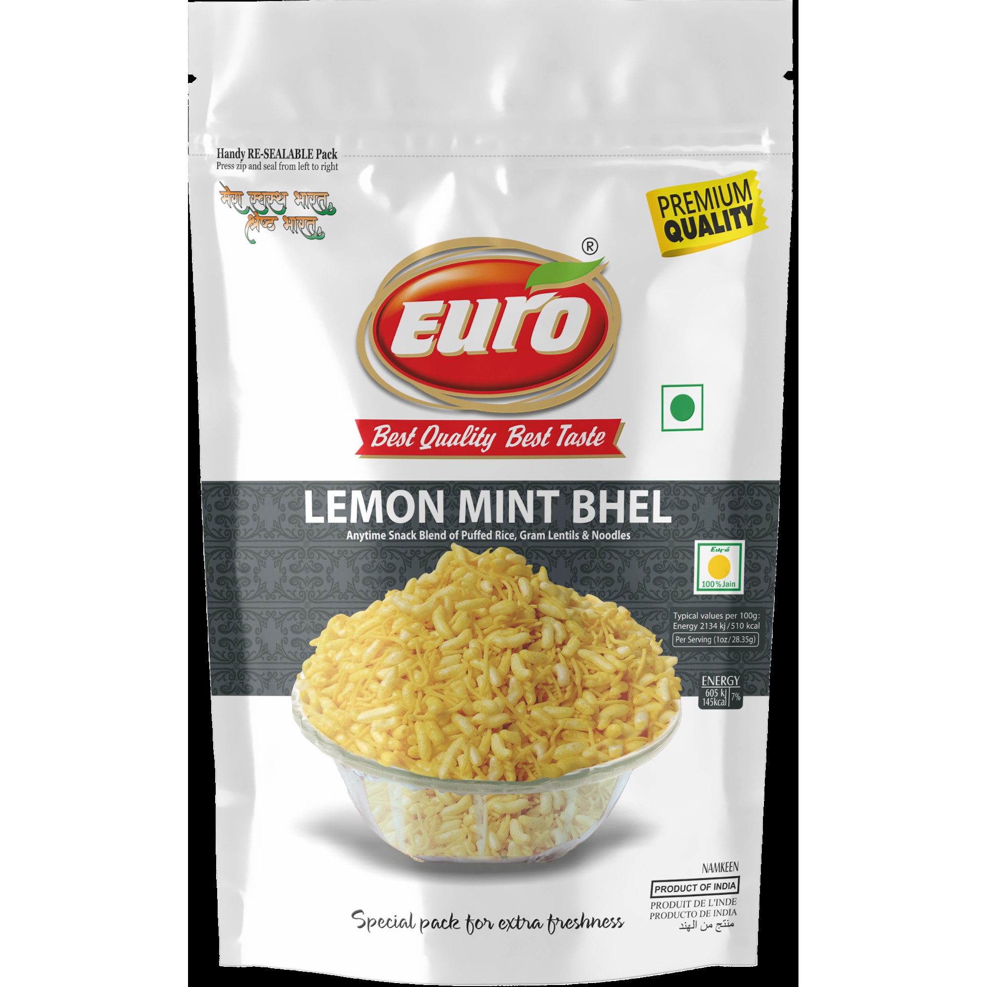 EURO LEMON MINT BHEL 250 GM