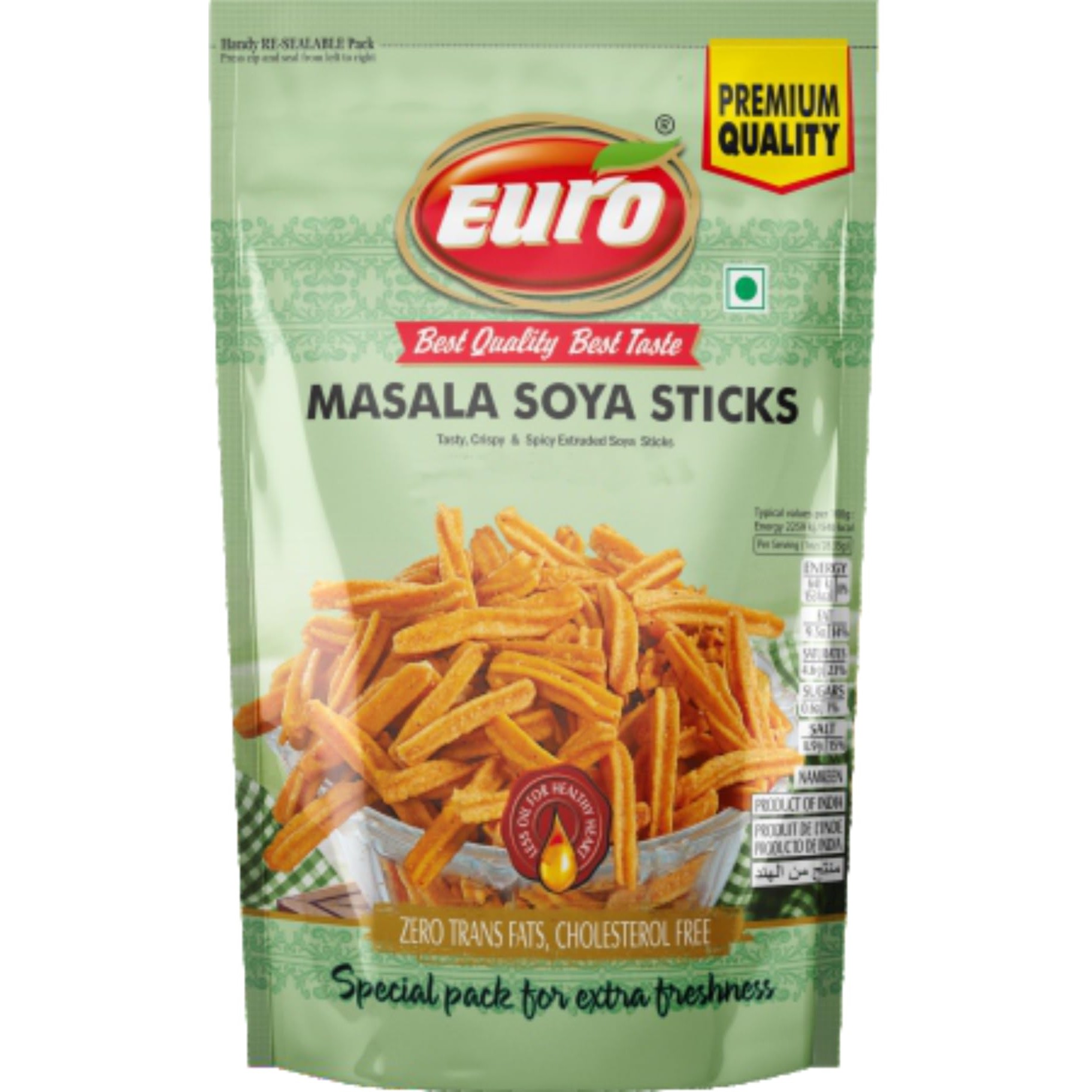 Euro Masala Soya Sticks 150 GM