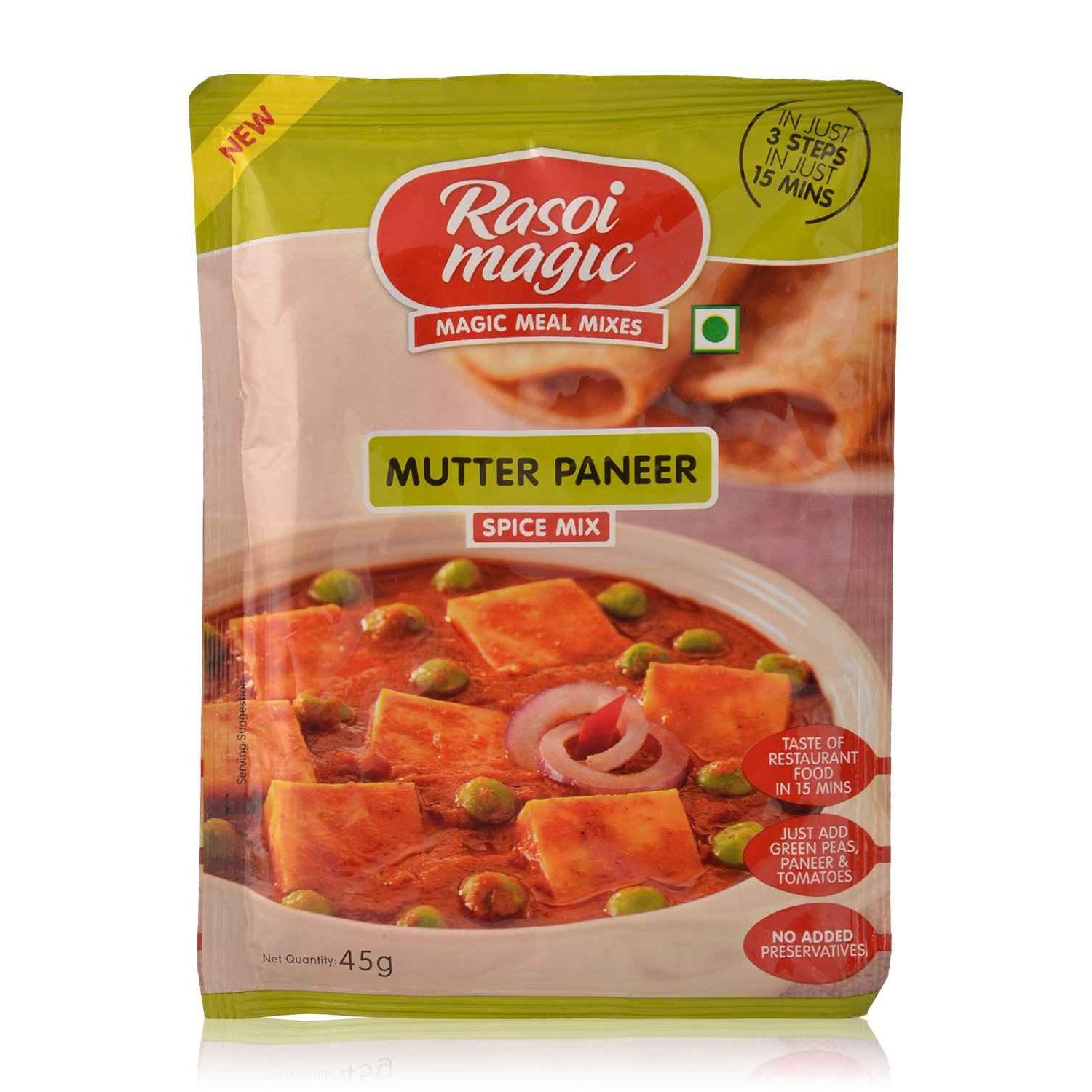 Rasoi Magic Mutter Paneer 1.76 OZ
