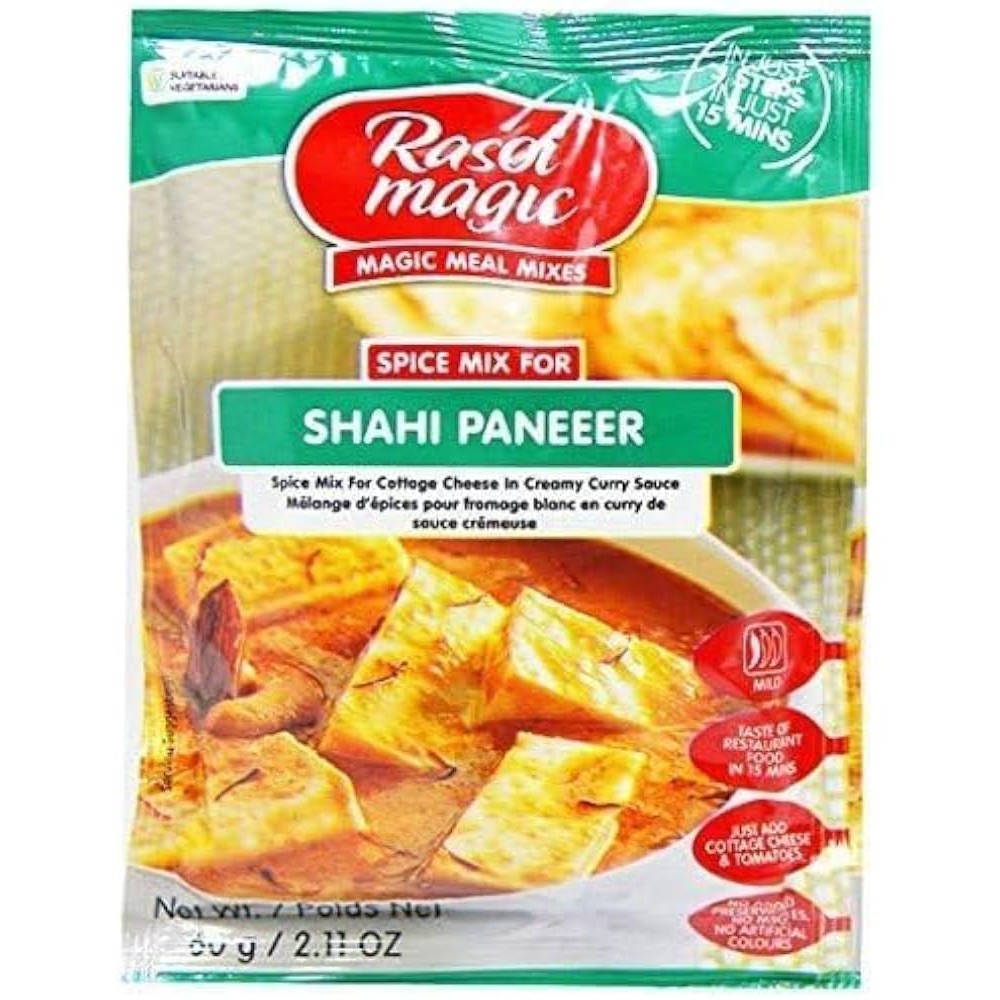 RASOI MAGIC SHAHI PANEER SPICE MIX 60 GM