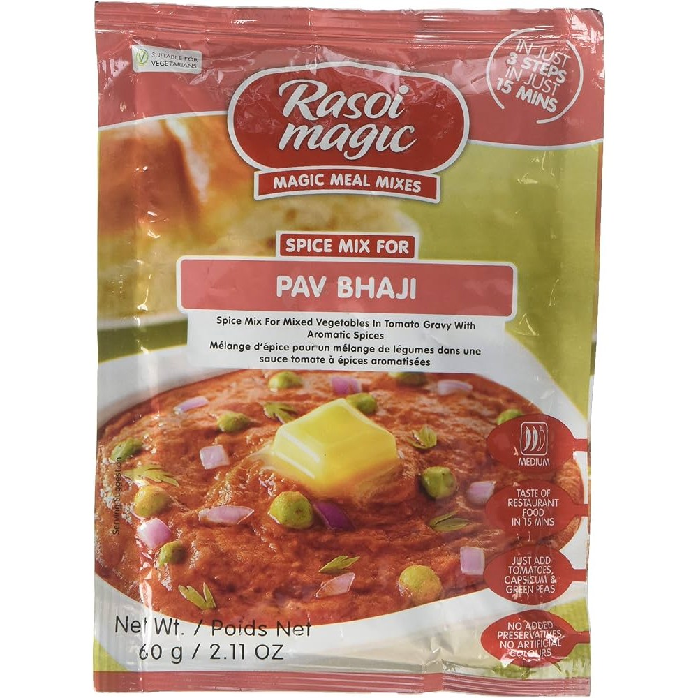 RASOI MAGIC PAV BHAJI SPICE MIX 60 GM