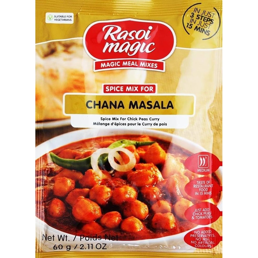 RASOI MAGIC CHANA MASALA SPICE MIX 60 GM