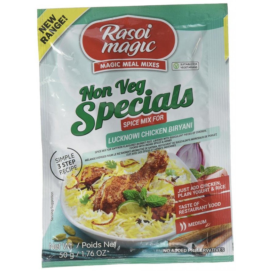 Rasoi Magic Lucknowi Chicken Biryani 1.76 OZ