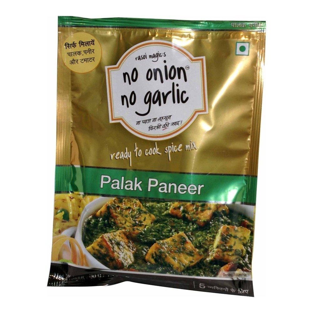 RASOI MAGIC PALAK PANEER NO ONION & GARLIC 45 GM