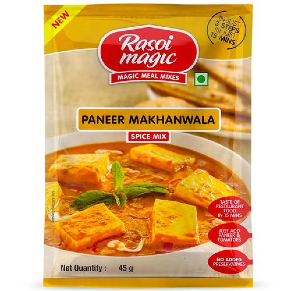 RASOI MAGIC PANEER MAKHANWALA SPICE MIX 45 GM
