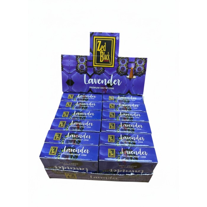 Zed Black Frnch Lavendar 12 PACK