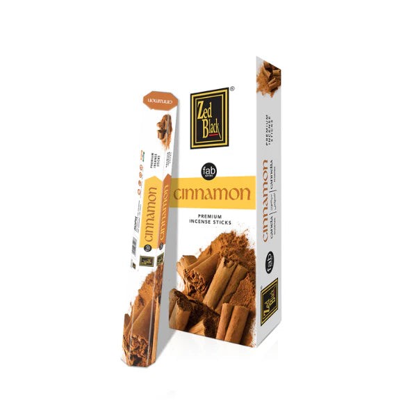 ZED BLACK SANDAL CINNAMON INCENSE STICKS 20 PCS