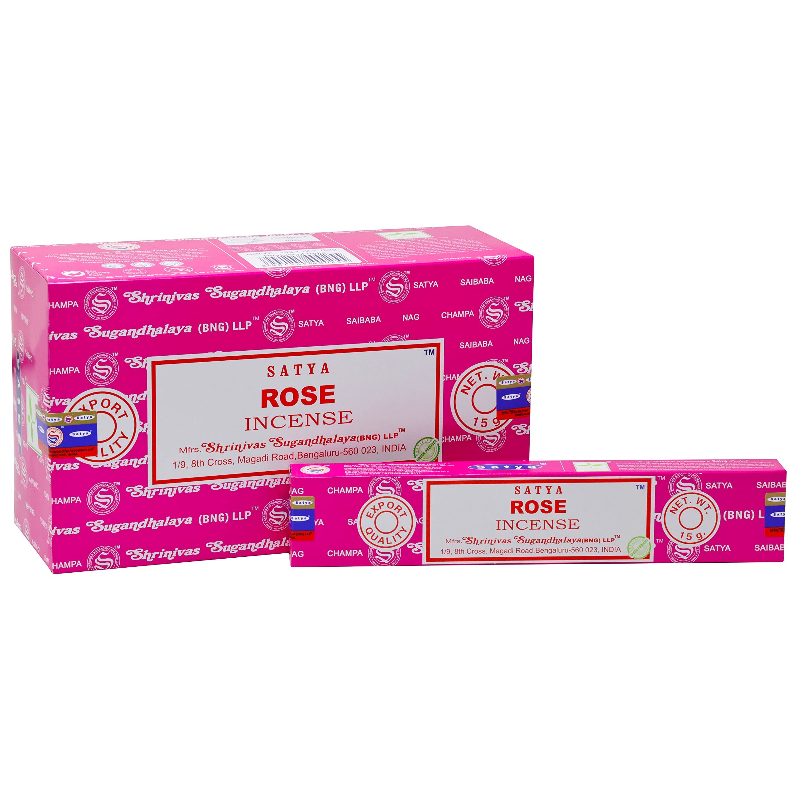 Satya Rose Incense Stick 1 Count