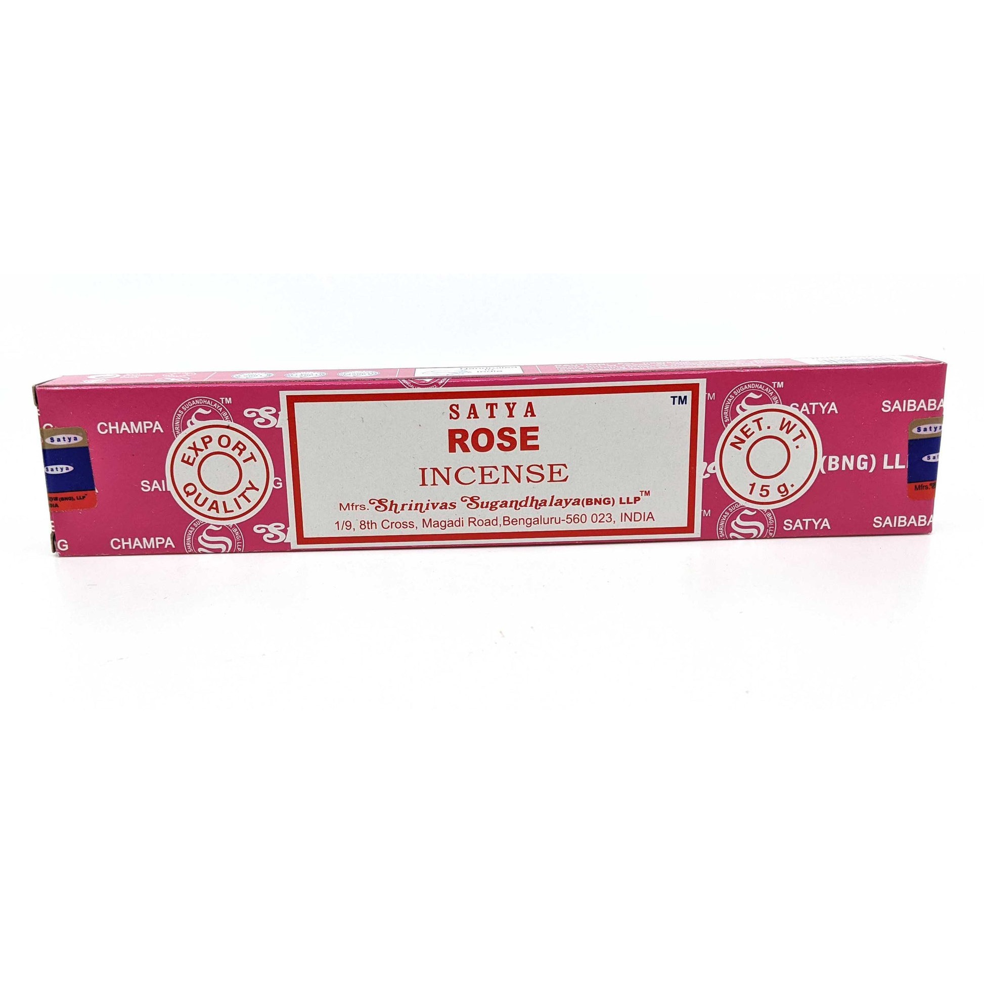 Satya Rose Incense 15 GM