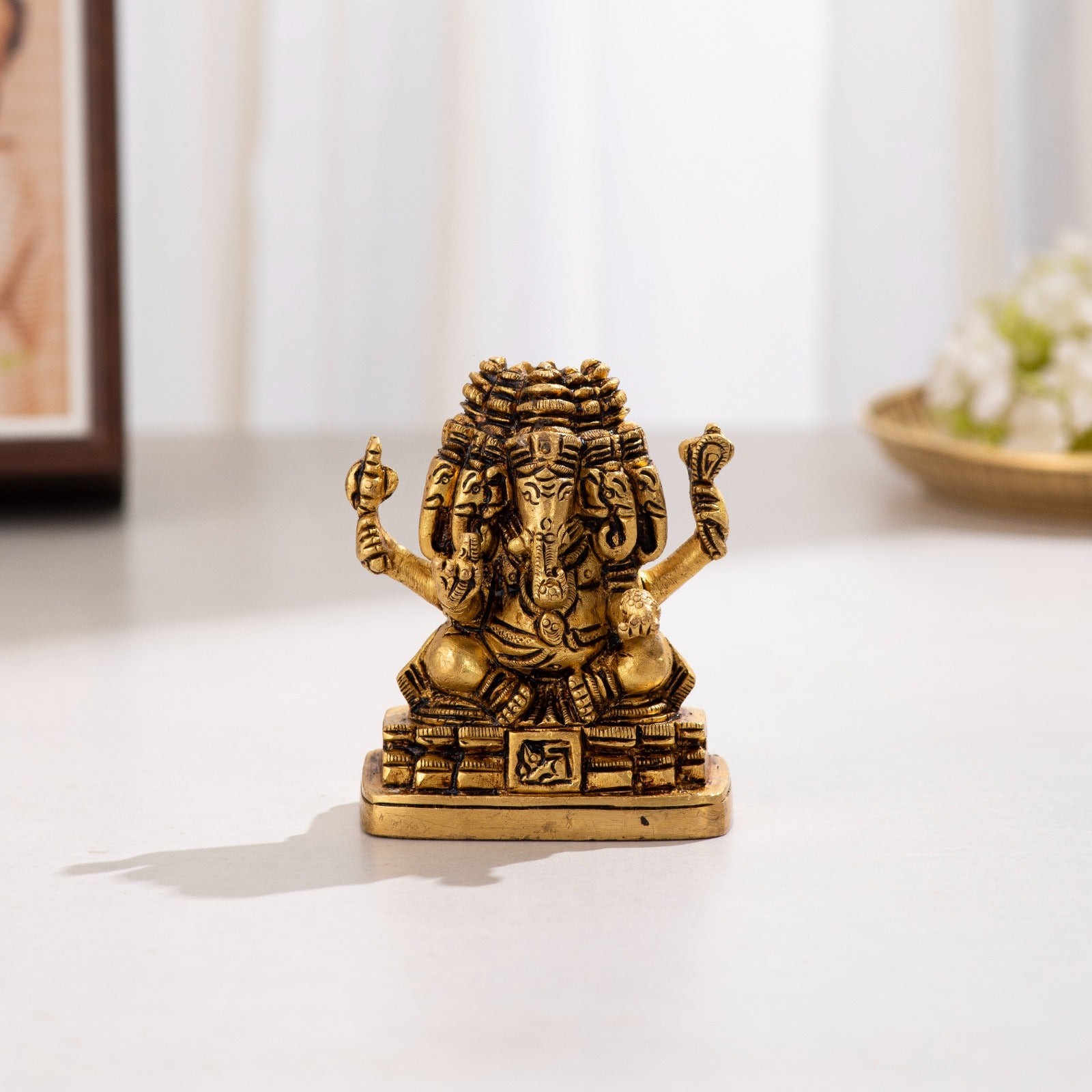 Brass Ganesh 3inch 1 EACH