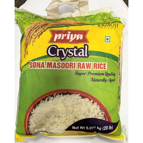 PRIYA CRSTAL SONA MASOORI 20 LBS