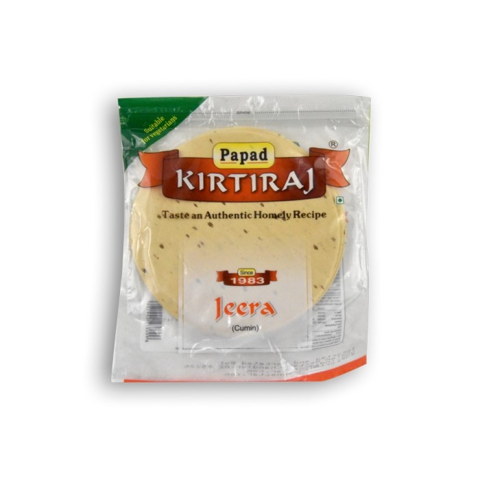 Kirtiraj Jeera Disco Papad 400 GM
