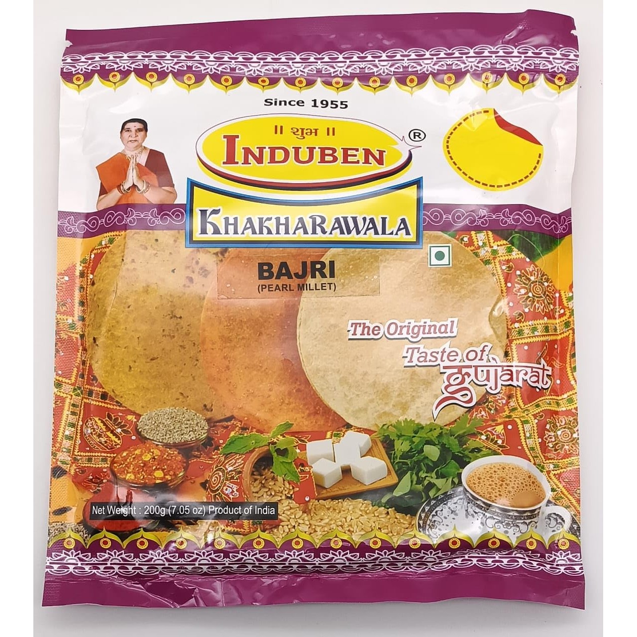 Induben Bajri Khakhra 200 GM