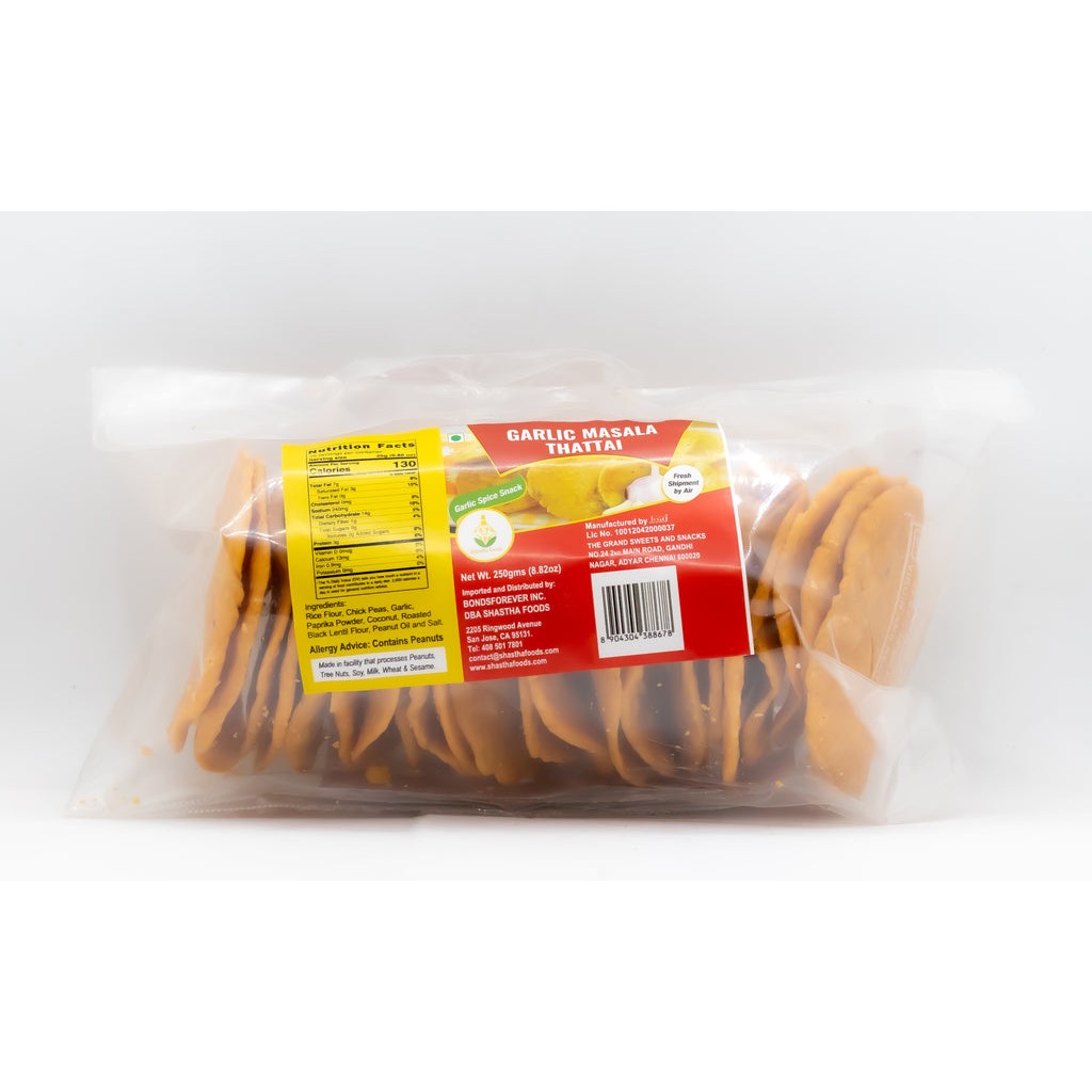 Grand Sweets Garlic Masala Thattai 250 GM