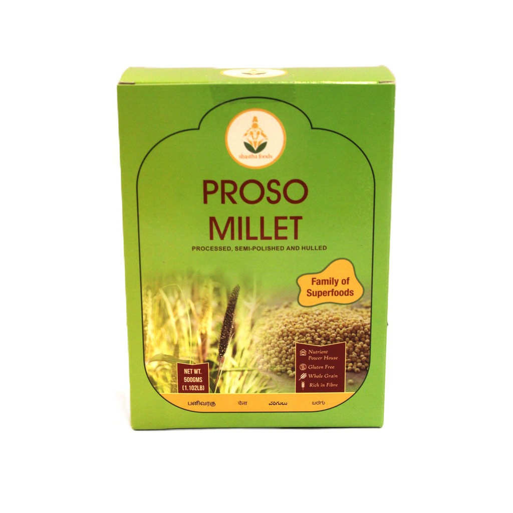 SHASTHA FOODS PROSO MILLET 500 GM