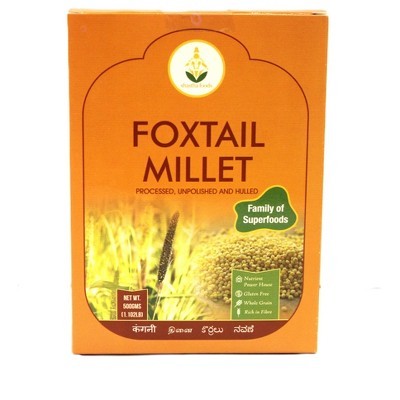 SHASTHA FOODS FOXTAIL MILLET 500 GM
