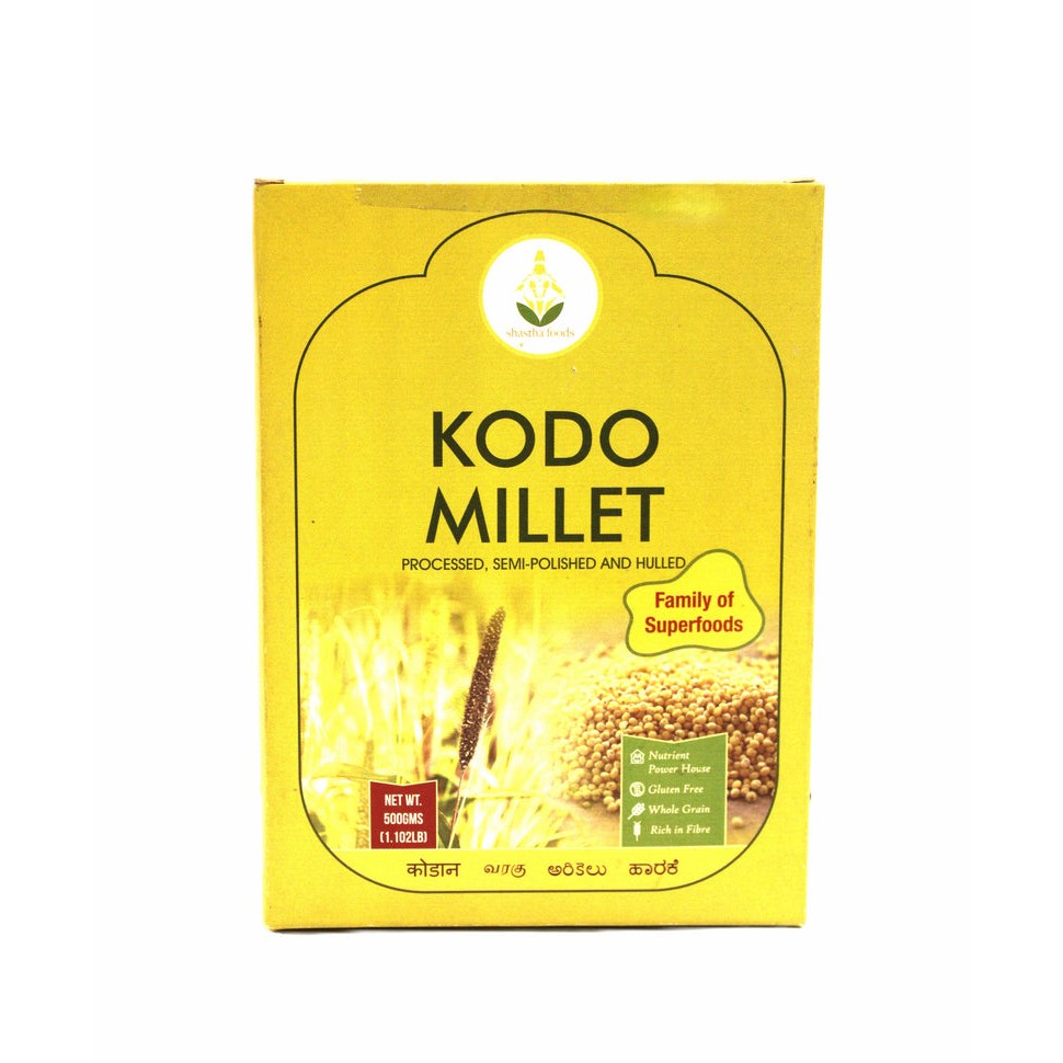 SHASTHA FOODS KODO MILLET BROKEN (GRITIS) 500 GM
