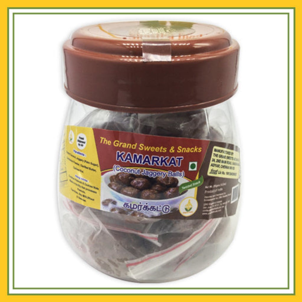 Grand Sweets & Snacks Kamarkat Coconut Jaggery Balls 250 GM