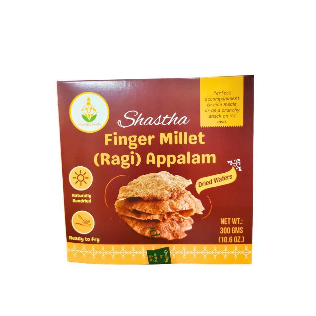 SHASTHA FOODS APPALAM FINGER MILLET (RAGI) 300 GM