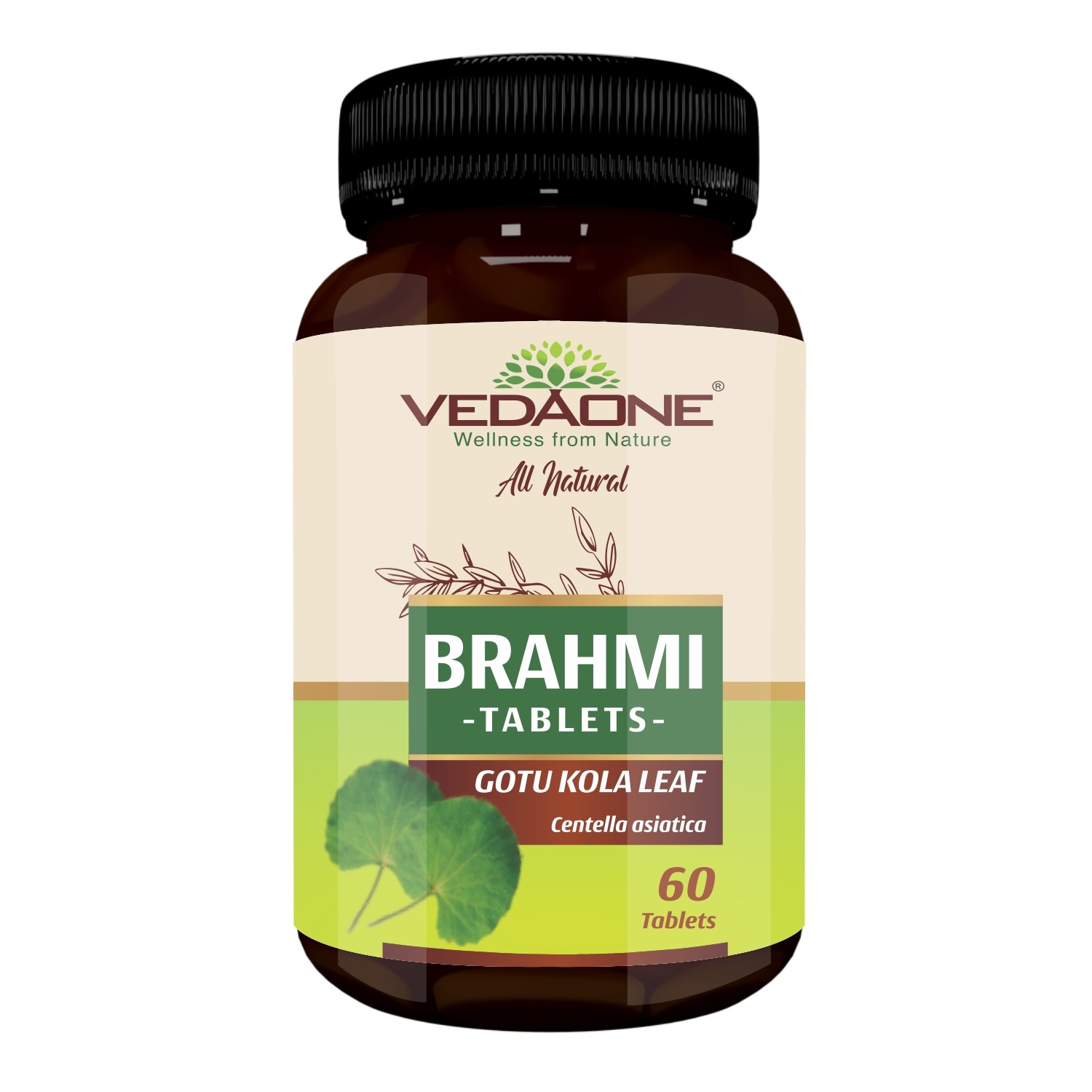 Vedone Org Brahmi 60 PCS