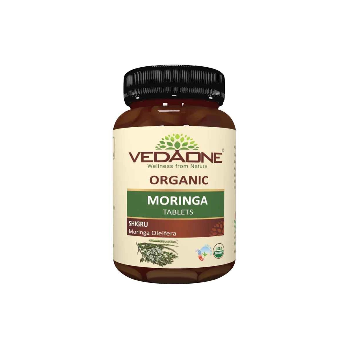 VEDAONE ORGANIC MORINGA CAPLETS 60 PCS