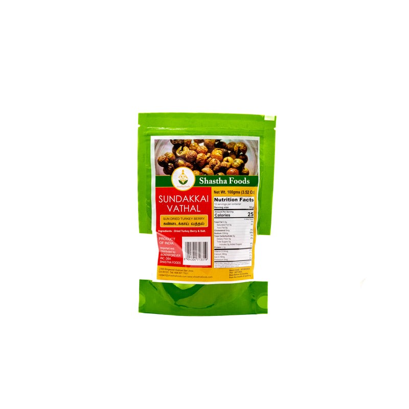 Shastha Sundakai Vathal 100 GM