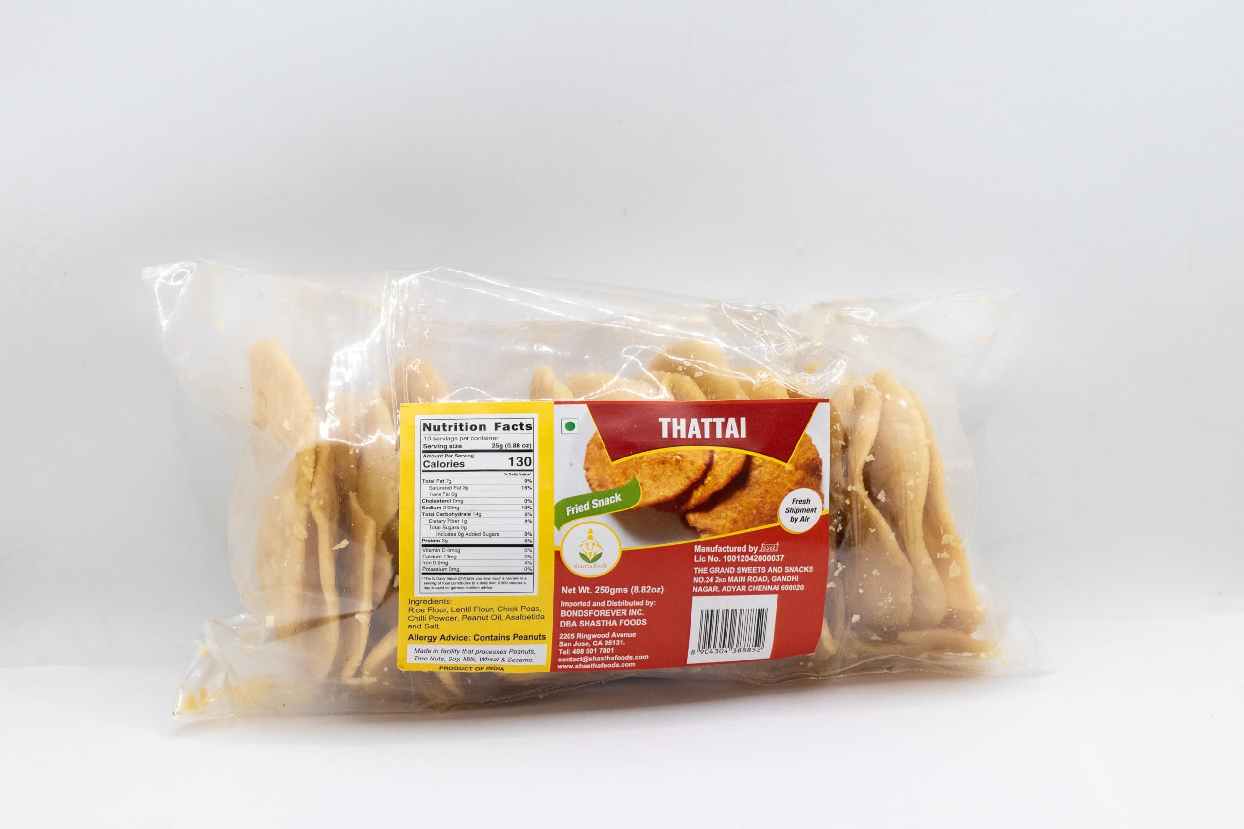 Grand Sweets & Snacks Mini Thattai 250 GM