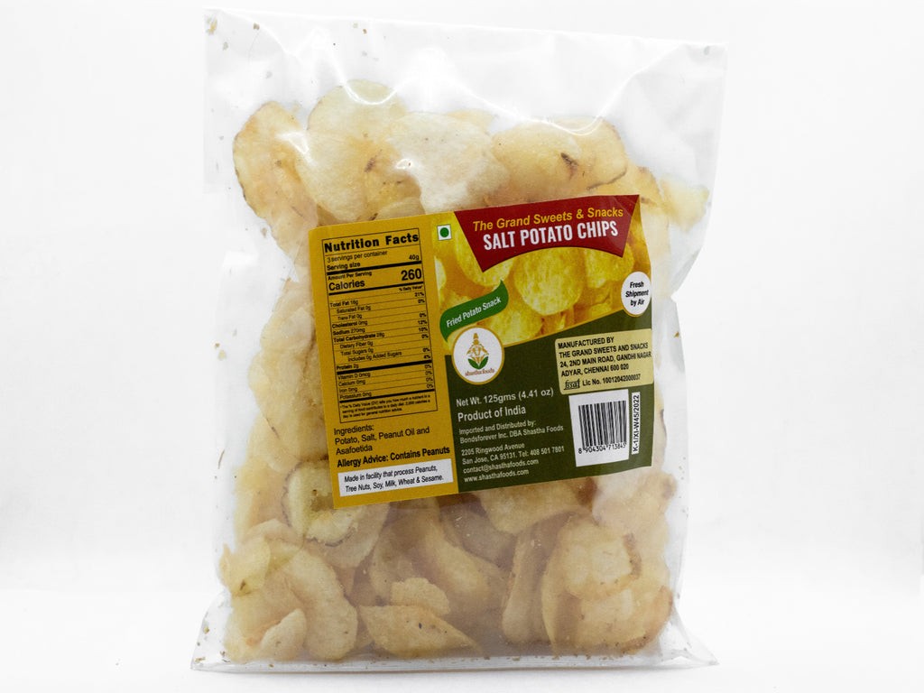 Grand Sweets & Snacks Potato Chips Salted 250 GM