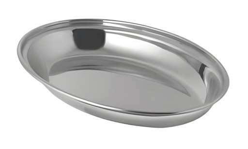 Stainless Steel Oval Curry Dish 17cm 1 EACH
