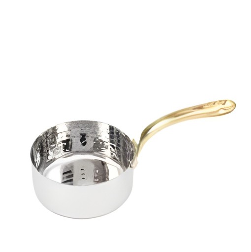 Stainless Steel Hammered Saucepan No. 2 1 EACH