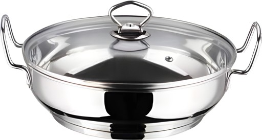 Stainless Steel Induction Base Kadai No. 2 1 EACH