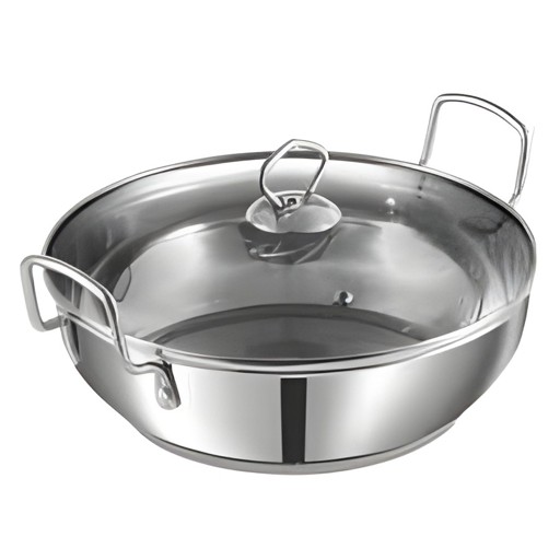 Stainless Steel Induction Base Kadai No. 3 1 EACH