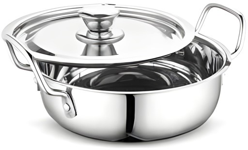 Stainless Steel Induction Base Kadai No. 4 1 EACH