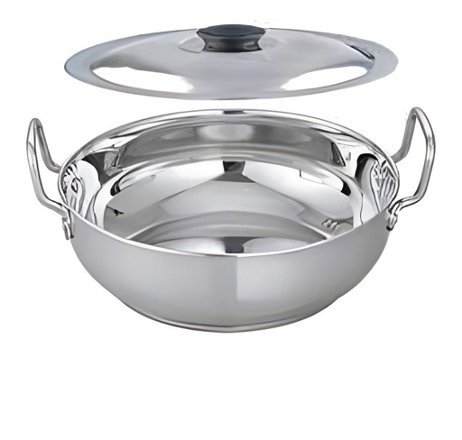 Stainless Steel Induction Base Kadai No. 5 1 EACH