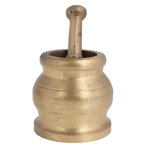 Brass Hamam Dasta Printed No.3 1 EACH