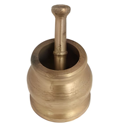 Brass Hamam Dasta Printed No.2 1 EACH