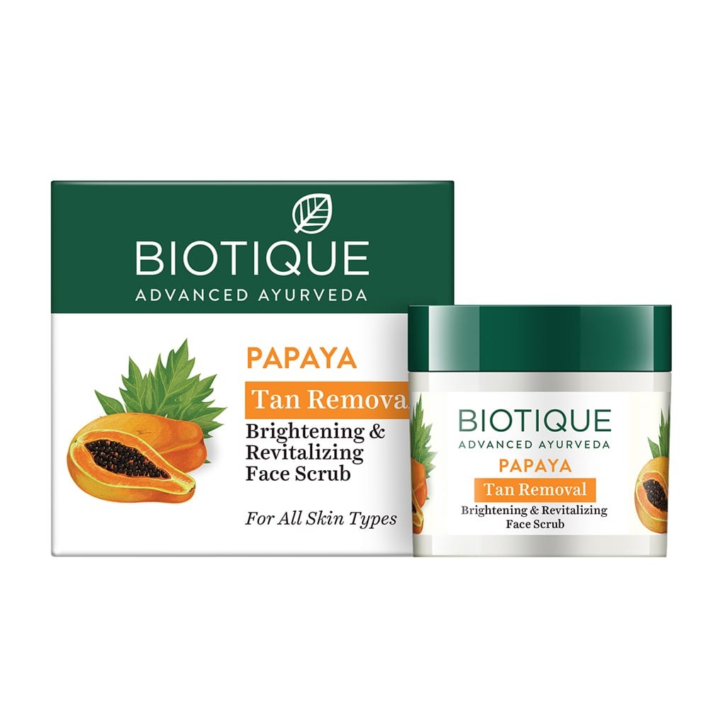 Biotique Papaya Tan Removal Face Scrub 75 GM