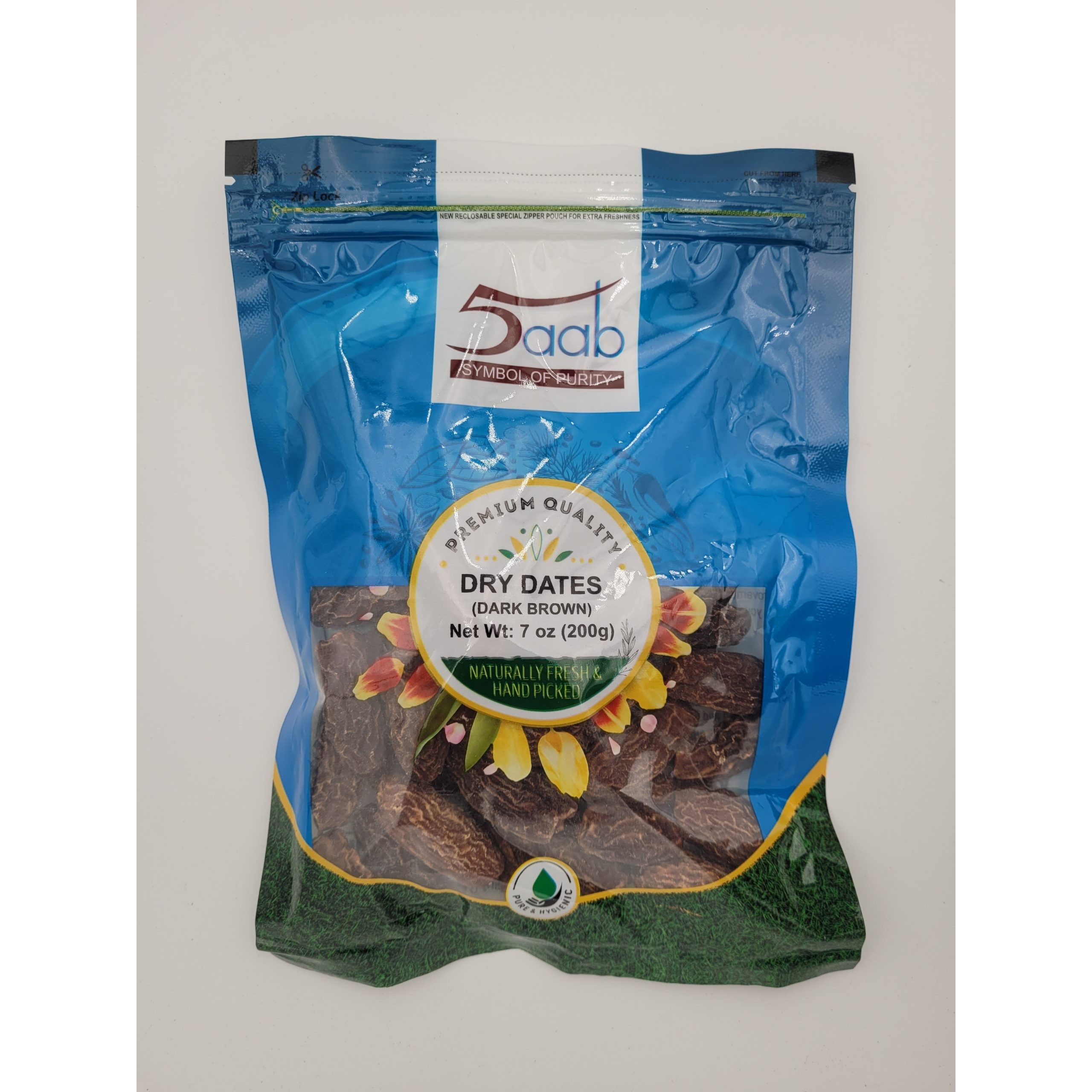 5 AAB DRY DATES LIGHT BROWN 200 GM
